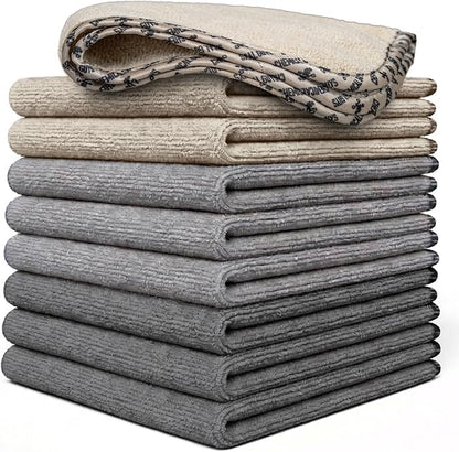 Chemical Guys AllSwipe Multi-Purpose Microfiber Towels, Car Interior, Home and Garage, Scratch-Free, Lint-Free Short-Pile Microfiber, Multi-Color, 14 in x 12 in - 9 Pack