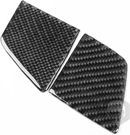 NVCNX Real Premium Carbon Fiber for Toyota 2nd Gen Tacoma Accessories 2005-2011 2006 2007 2008 2009 2010 Car Dash Center Air Vent Panel Cover Interior Trim Thick Overlay Sticker Decal 4PCs - Style D
