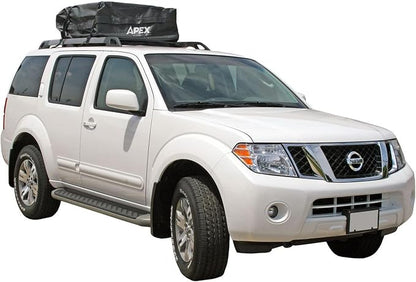 Apex Large Roof Cargo Bag with Self-Sealing Zipper, for Roof-Mounted Racks, Built-in Crossbars or Hitch-Mounted Carriers, 15 Cubic Feet