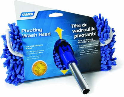 Camco 41948 Microfiber Wash Head Attachment, Blue