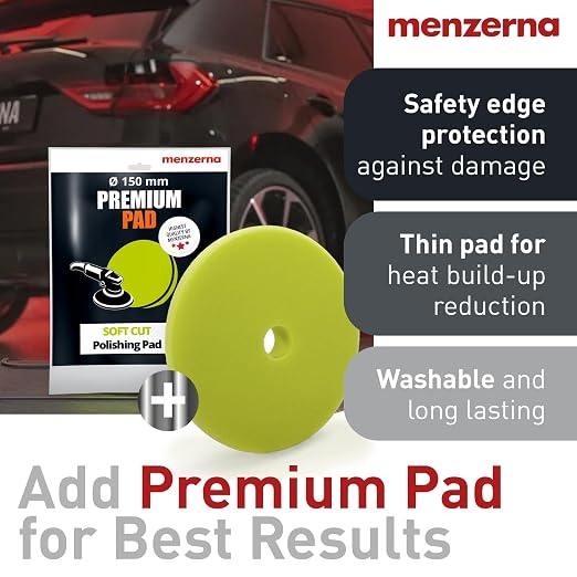 menzerna “Super Finish Plus 3800” Car Polishing I Deep Gloss Polish for a Perfect Mirror-Like Finish I Polishing Compound for Micro Scratches & Holograms on Cars & SUVs I Silicone Free I 8 fl oz.