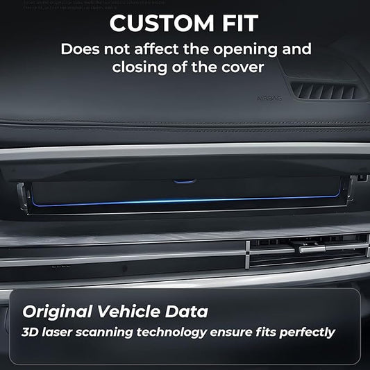 Upper Glove Box Organizer for Hyundai Santa Fe 2026 2025 2024, Interior Accessories Passenger Side Storage Drawer Box Organizer Insert Tray for 2024-2026 Santa Fe, Black