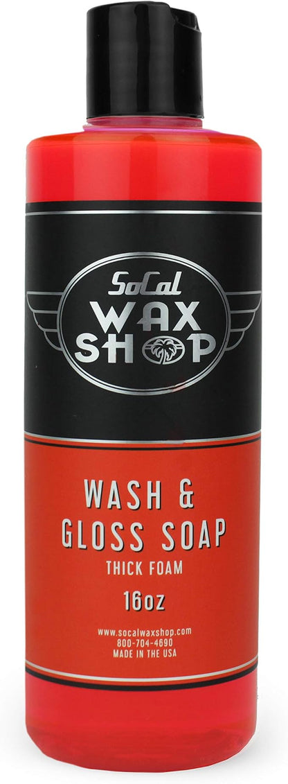 Car Wash & Gloss Soap - Car Wash Soap Shampoo for Bucket Washing or Foam Cannon Hand Wash - Car Detailing Products, Cleaning Supplies and Auto Care Accessories