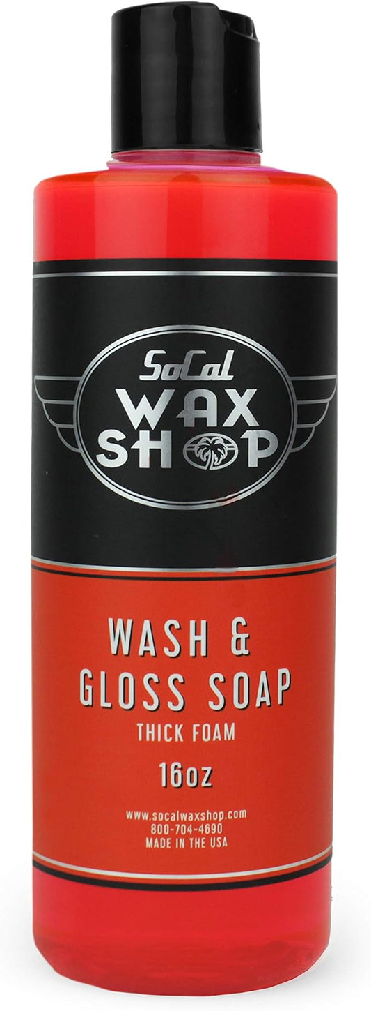 Car Wash & Gloss Soap - Car Wash Soap Shampoo for Bucket Washing or Foam Cannon Hand Wash - Car Detailing Products, Cleaning Supplies and Auto Care Accessories
