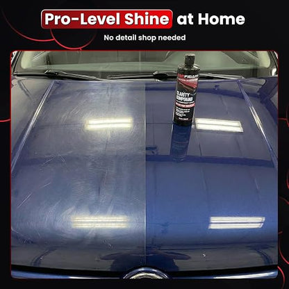 Clarity Compound - Scratch & Swirl Remover for Cars with ClarityFusion Technology - One Step Scratch Remover for Clear Coat & Paint Restoration - Removes Scratches, Swirls & Oxidation - 16 oz