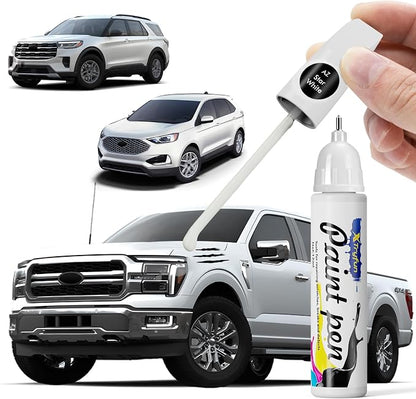 AZ Star White Touch Up Paint Compatible with Ford, DIY Car Paint Scratch Repair, Quick & Easy Fix Automotive Scratch Repair for F-150/Mustang/Explorer/Expedition/Escape/Edge/Ford Truck