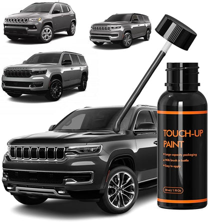 PAS/WAS Baltic Gray Touch Up Paint for Jeep, DIY Car Paint Scratch Repair Kit, Automotive Paints, Quick & Easy Fix Scratch Repair for Grand Cherokee/Grand Wagoneer/Compass/Wagoneer