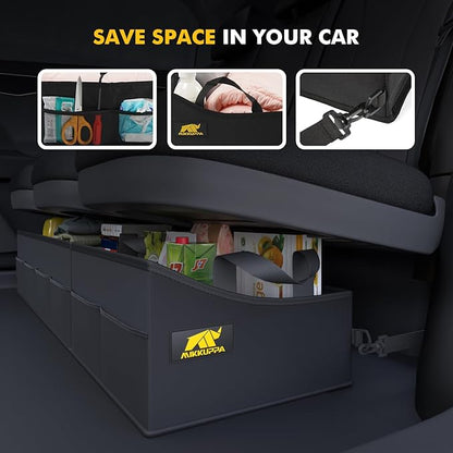 MIKKUPPA Truck Under Seat Storage - Replacement for 2015-2026 Ford F150 F250 F350, 3 Compartments Truck Tool Box Organizer Underseat Storage Bag