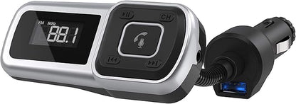 Scosche BTFMSR BTFREQ Universal Bluetooth Hands-Free Car Kit with Digital FM Transmitter and 10-Watt USB Car Charger