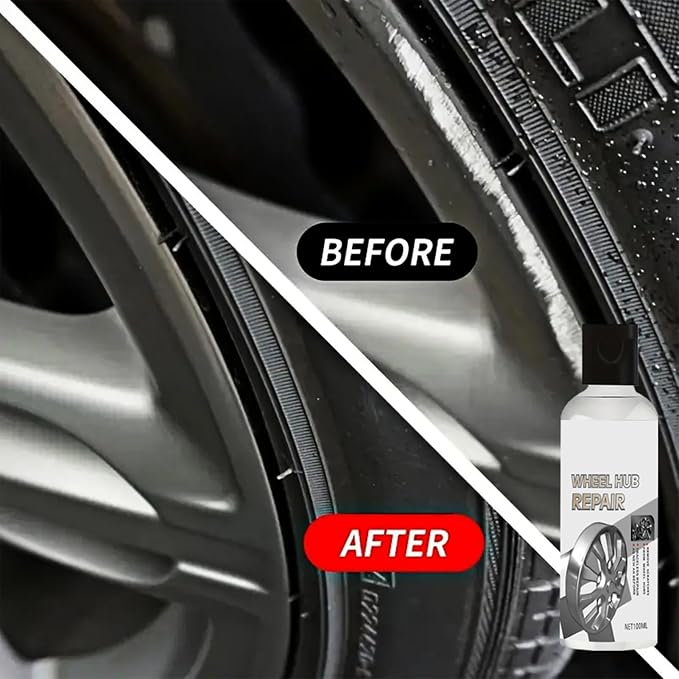 Tire Polish - 100ML Scratch Detailing Agent - Wheel Shine | for Tire Care Metal Debris Exterior Nuts Bolts Iron Fittings Truck SUV Auto