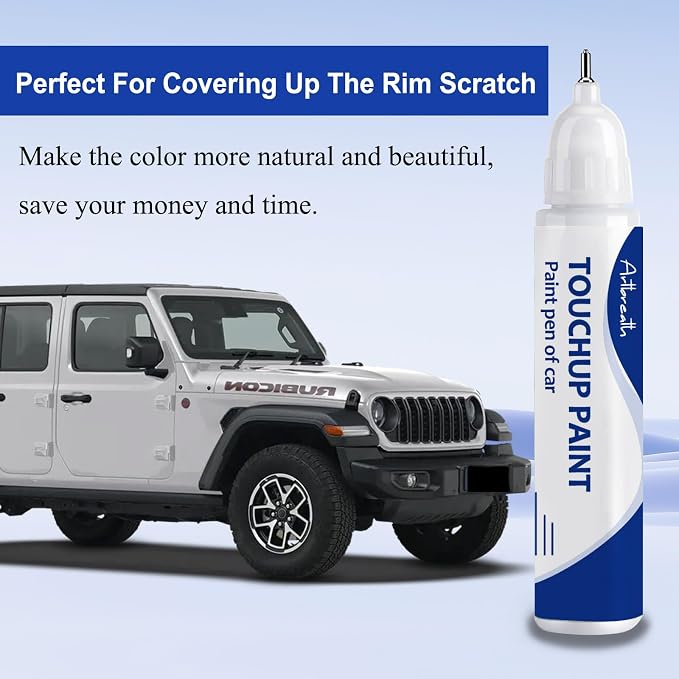 Silver Zynith(PSE/SSE) Touch Up Paint for JEEP-Exact Match–Chips and Nicks Car Paint Scratch Repair Kit Automotive Paint Pen for Wrangler-JK/Commander/Compass/Grand-Cherokee/Liberty/Patriot/Renegade