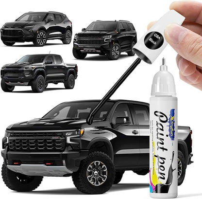 GBA/WA8555 Black Touch Up Paint Compatible with Chevrolet, DIY Car Paint Scratch Repair, Quick & Easy Fix Automotive Scratch Repair for Chevy Silverado/Camaro/Malibu/Tahoe/Impala