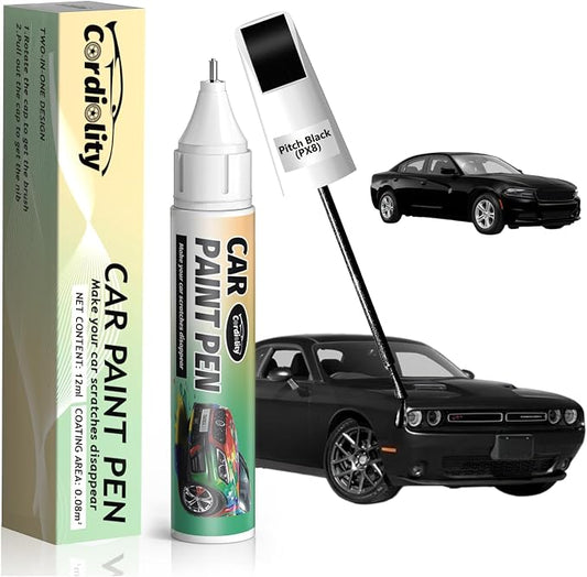 Pitch Black(PX8) Touch Up Paint Pen for Dodge,Car Paint Scratch Repair Pen Quick and Easy Fix Auto Paint Scratch