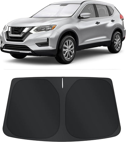 TINGLU Sun Shade for Nissan Rogue 2014-2020(NOT for Rogue Sport & 2021 Rogue 3rd Gen. T33) Accessories Windshield Sun Shade Window Shade UV Rays Protection Sun Visor Cover