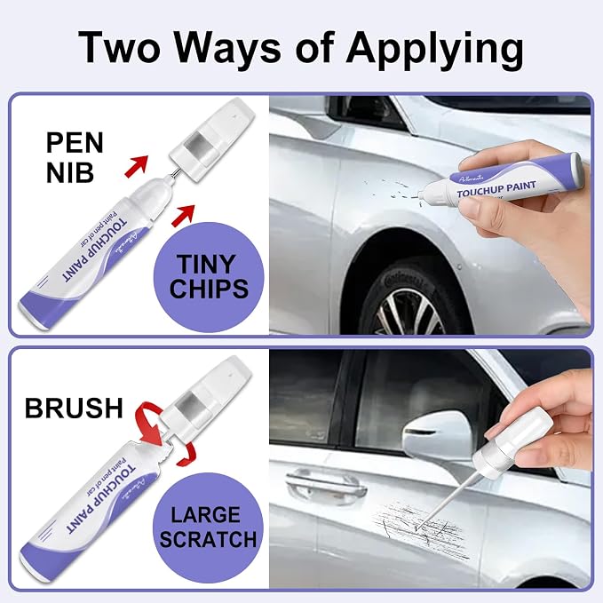 Touch Up Paint for BMW Carbon Black (416)-Exact Match–Chips and Nicks TouchUp Paint Pen Scratch Repair Car Accessories Car Paint Pen for Erase Car Scratches
