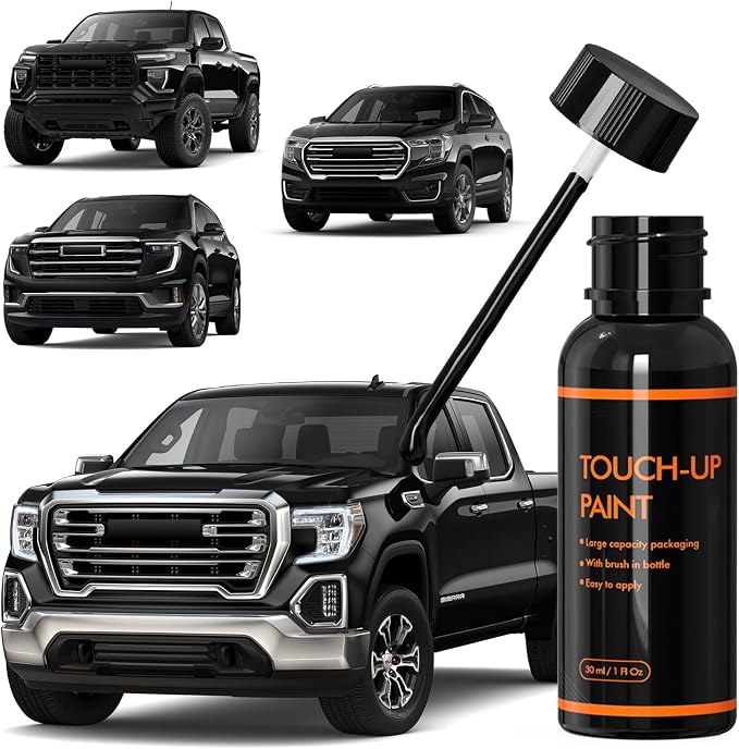 GB8/WA384A Mosaic Black/Ebony Twilight Touch Up Paint Compatible With GMC, DIY Car Paint Scratch Repair Kit, Automotive Paints Fix Scratch Repair for Sierra/Terrain/Yukon/Acadia/Canyon/Savana