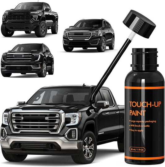 GB8/WA384A Mosaic Black/Ebony Twilight Touch Up Paint Compatible With GMC, DIY Car Paint Scratch Repair Kit, Automotive Paints Fix Scratch Repair for Sierra/Terrain/Yukon/Acadia/Canyon/Savana