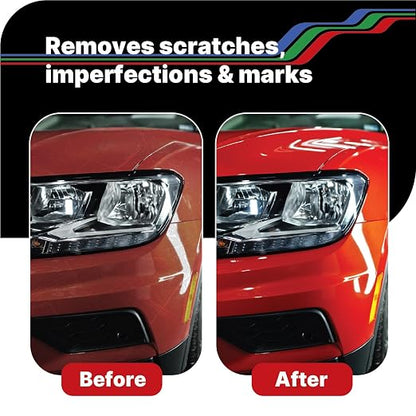 LAUCO Step 1 Rapid-Cut Automotive Polishing Compound – 32oz, Heavy-Cut Formula for Deep Scratch, Oxidation & Sanding Mark Removal, Silicone-Free & Clear-Coat Safe (1000 mL)