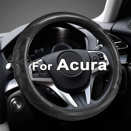 GIANT PANDA Steering Wheel Cover for Acura RDX and MDX, Car Steering Wheel Cover for Acura TLX and TL - Gray