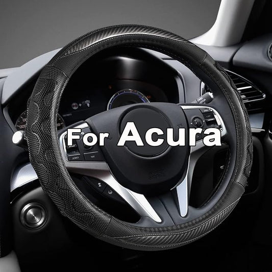 GIANT PANDA Steering Wheel Cover for Acura RDX and MDX, Car Steering Wheel Cover for Acura TLX and TL - Gray