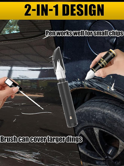 YR-578M Urban Titanium Metallic Touch Up Paint Compatible with Honda, Exact Match Car Paint Pen Automotive Scratch Repair Remover Kit Quick & Easy Solution for Vehicle Chips and Nicks