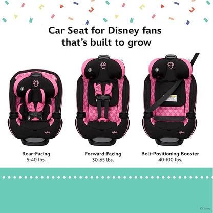 Disney Baby Grow and Go All-in-One Convertible Car Seat, Infant to Toddler Carseat, Simply Minnie 2