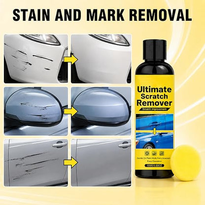 Ultimate Scratch Remover, Plastic Polish Scratchs Removers, Car Scratchs Repair Paste Deep Scratch, Quick Repair Scratches and Restore Shine for All Paint Colors Polishing Kit (100g/3.53oz, 2Set)