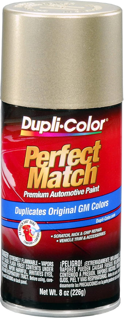 Dupli-Color Perfect Match Premium Automotive Paint, Gold Metallic, 8 oz