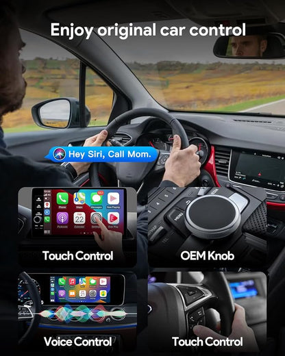 MMB Wireless Carplay Adapter for Apple 2026 Upgrade Mini Apple carplay Fast & Stable, No Delay,Plug and Play Convert Wired to Wireless CarPlay Adapter for iPhone 6+ and 2016+ Cars USB/Type C