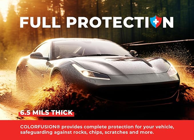 ColorFusion PPF by VViViD, Gloss GT Silver Dry Apply PPF Vinyl Car Wrap Roll 1.3ft x 5ft