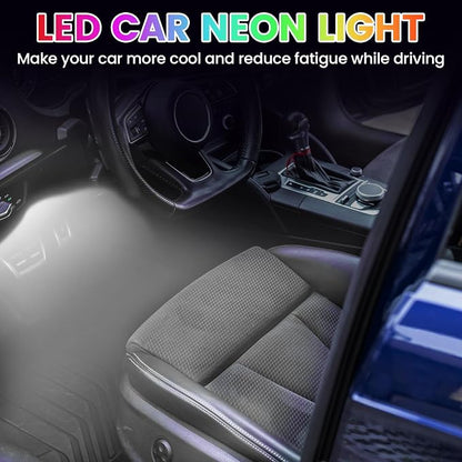 Atmosphere Lights Kit Strip Lights 2in1 Light Interior Car Lights Ambient Light Strip Flexible Color for car, DIY Interior and Exterior Decoration