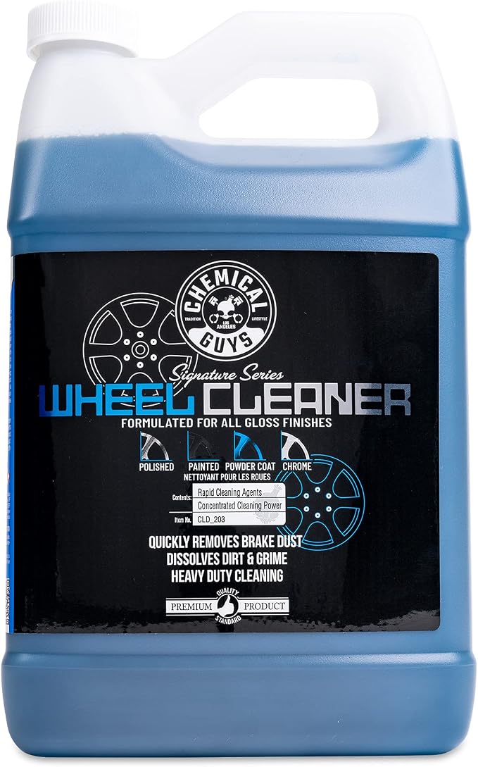 Chemical Guys CLD_203 Signature Series Wheel Cleaner, Formated For All Gloss Finishes, Safe for Cars, Trucks, SUVs, Motorcycles, RVs & More 128 fl oz (1 Gallon)