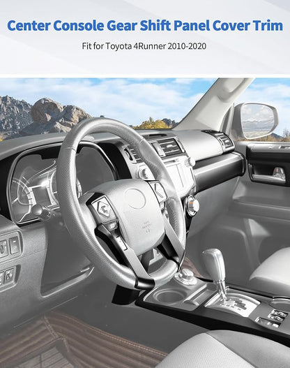 for 4Runner 2010-2019 Matte Black Whole Set Interior Panel Cover Trim Kit, Center Console Gear Shift Dashboard Panel Cover Trim for Toyota 4runner Interior Accessories
