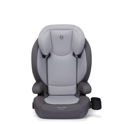 Maxi-Cosi RodiSport Kids Booster Car Seat, High-Back, Backless Booster Seat, 7-Position Headrest, Easy Latch System, Reclining Chair, Belt Guide, Fits 40-100 lbs, 43.4-57 in, Sea Salt