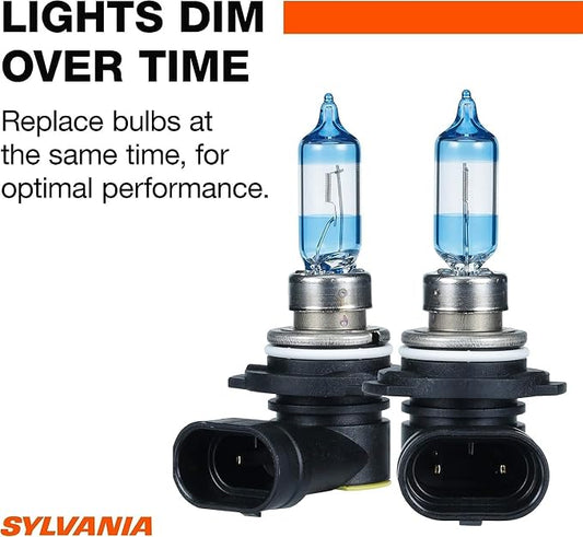 SYLVANIA - 9012 SilverStar Ultra - High Performance Halogen Headlight Bulb, High Beam, Low Beam and Fog Replacement Bulb, Brightest Down Road with Whiter Light, Tri-Band Technology (Contains 2 Bulbs)