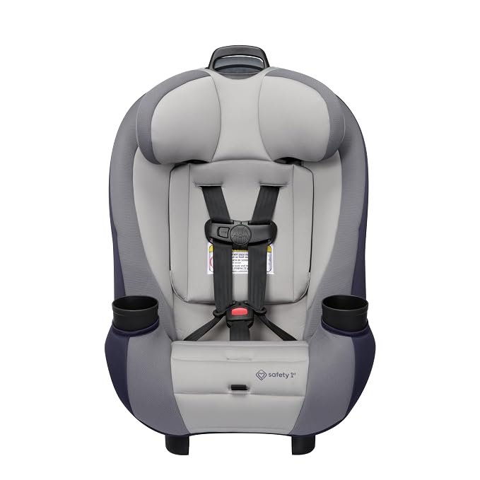 Safety 1st Ellaris 3-in-1 Convertible Car Seat, Slim Fit Design, Rear & Forward-Facing, 5-Position Headrest, Travel-Friendly with Machine-Washable Seat Pad, London Blue
