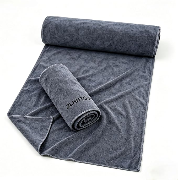 2-Pack 1200 GSM Microfiber Car Drying Towels, 71" x 24" Large Absorbent Towel for Auto Detailing, Streak-Free & Scratch-Free for Cars, SUVs, Trucks with Edgeless Design