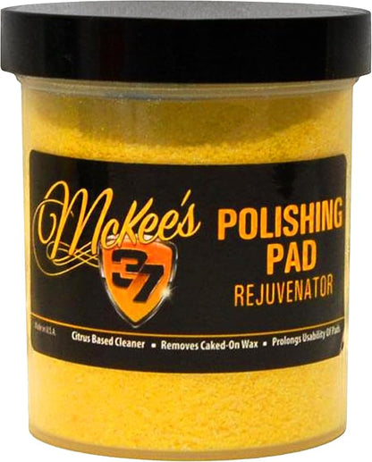 McKee's 37 - Polishing Pad Rejuvenator | Deep Cleaning Polishing Cleaner for Foam & Wool Pads | Extends Pad Life, Removes Buildup (16 oz)