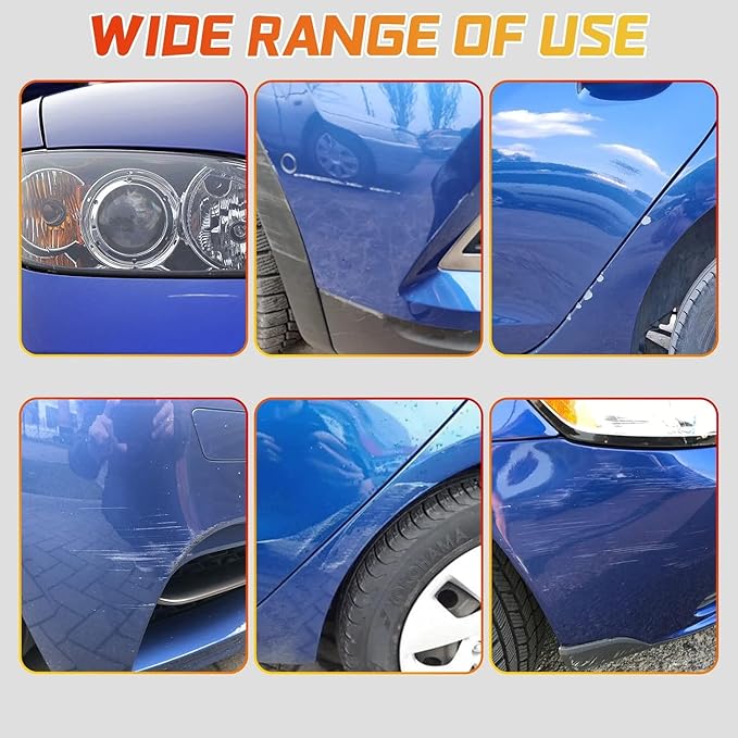 Touch Up Paint Pen for Cars, Car Paint Scratch Repair, 2-In-1 Car Touch Up Paint Fill Paint Pen, Quick & Easy Solution to Repair Minor Automotive Scratches 0.8 fl oz (Blue)