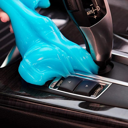 PULIDIKI Car Cleaning Gel Car Cleaning Putty Car Putty Auto Detailing Tools Car Slime Cleaner Dust Cleaning Gel for Car Interior Cleaner Car Cleaning Supplies Cleaning Kit Car Accessories Blue 2Pack