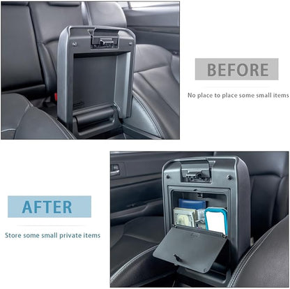 JDMCAR One-Touch Hidden Storage Box Compatible with Toyota 4Runner Accessories 2025 2026 Center Console Organizer