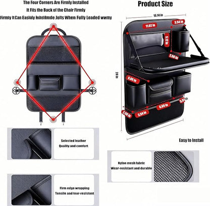 2 Pack - Back Seat Car Organizer, Car Organizerr, Back Seat Organizer, Seat Organizer, Car Organizer and Storage Box, Back of Seat Car Organizer, Seat Back Organizer.