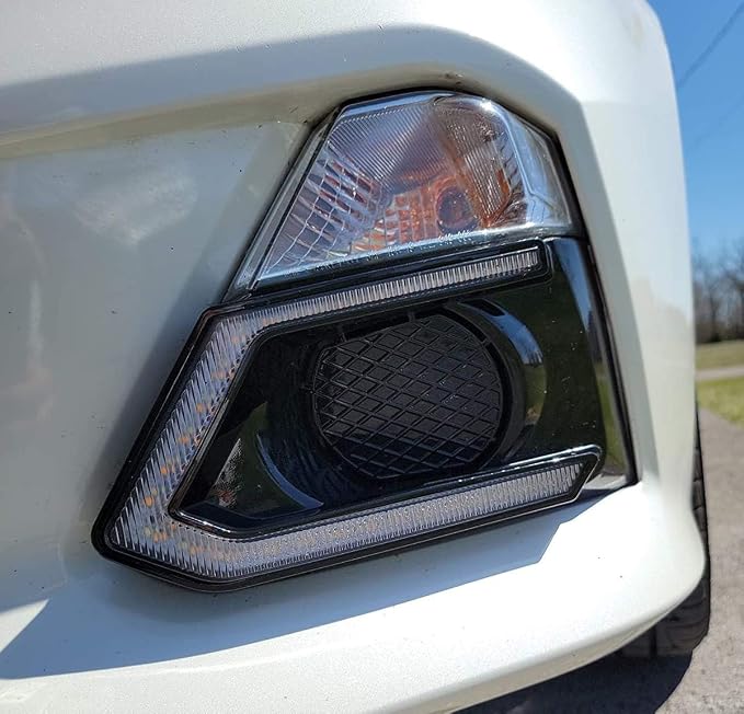 iJDMTOY OEM-Fit Switchback LED Daytime Running Light Kit Compatible With 2019-2022 Nissan Altima, White/Amber LED DRL & Turn Signal
