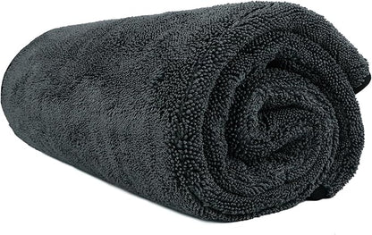 HOMEXCEL Professional Car Drying Towel (36"x 24") with Twisted-Loop Technology, 1200GSM for a Streak-Free Finish – Microfiber Towels for Cars, Trucks, SUVs, RVs and Motorcycles