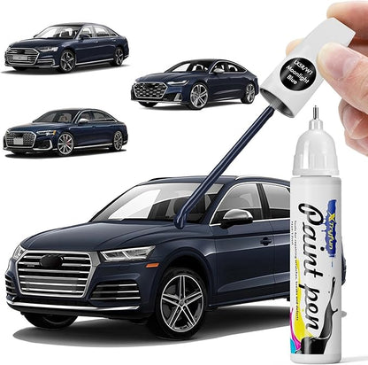 LX5R Moonlight Blue Touch Up Paint Compatible with Audi, DIY Car Paint Scratch Repair, Quick & Easy Fix Automotive Scratch Repair for Q5/Q7/A3/A4/A5/A6/A7/A8/S4/S5/S6/S7/S8/SQ5/TT/TTS