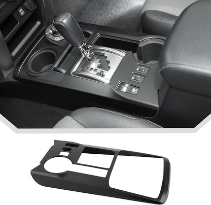 JeCar for 4Runner Interior Trim Center Console Gear Shift Panel Cover for 2010-2024 Toyota 4Runner (Matte Black)