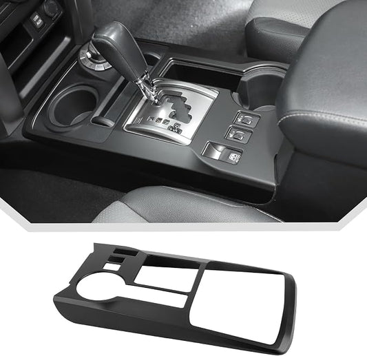 JeCar for 4Runner Interior Trim Center Console Gear Shift Panel Cover for 2010-2024 Toyota 4Runner (Matte Black)
