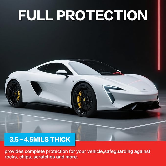 Gloss White Carbon Fiber Vinyl Wrap with Nano Air Release Technology,Anti-Wrinkle - Premium Paint Protection Film Roll for Car (Gloss White, 1.5ft x 5ft)