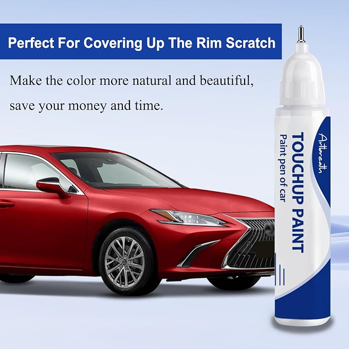 Matador Red Mica(3R1) Touch Up Paint for Lexus-Exact Match–Chips and Nicks Car Paint Scratch Repair Kit Automotive Paint Pen for 2025 ES/2024 IS/2024 LS/2025 UX HYBRID/NX/2024 RX/GX/RZ/LX