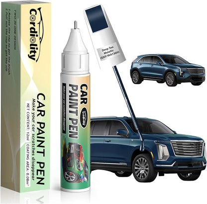 Deep Sea Metallic(GXP/WA136H) Touch Up Paint Pen for Cadillac,Car Paint Scratch Repair Pen Quick and Easy Fix Auto Paint Scratch
